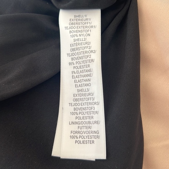 NWT Adrianna Papel black & cream lace overlay full length formal dress size 4 - Picture 11 of 11